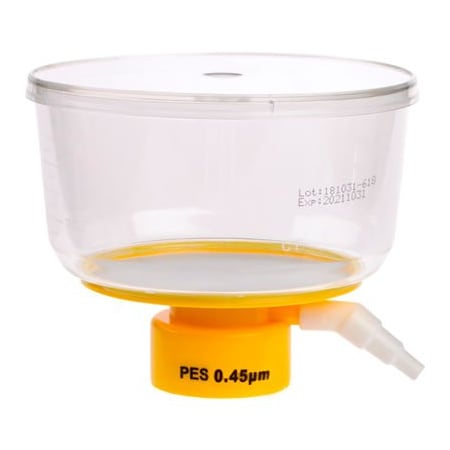 Celltreat CELLTREAT 500mL Bottle Top Filter, PES Filter Material, 0.45m, 90mm, Sterile 229713